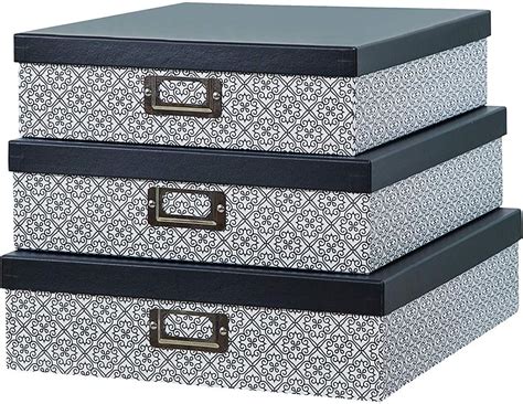 decorative boxes metal set|decorative metal storage containers.